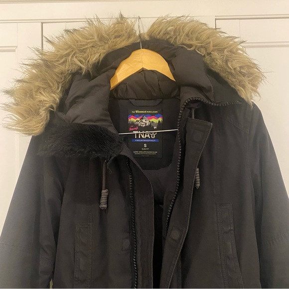 TNA BANCROFT PARKA - BLACK - Picture 2 of 12